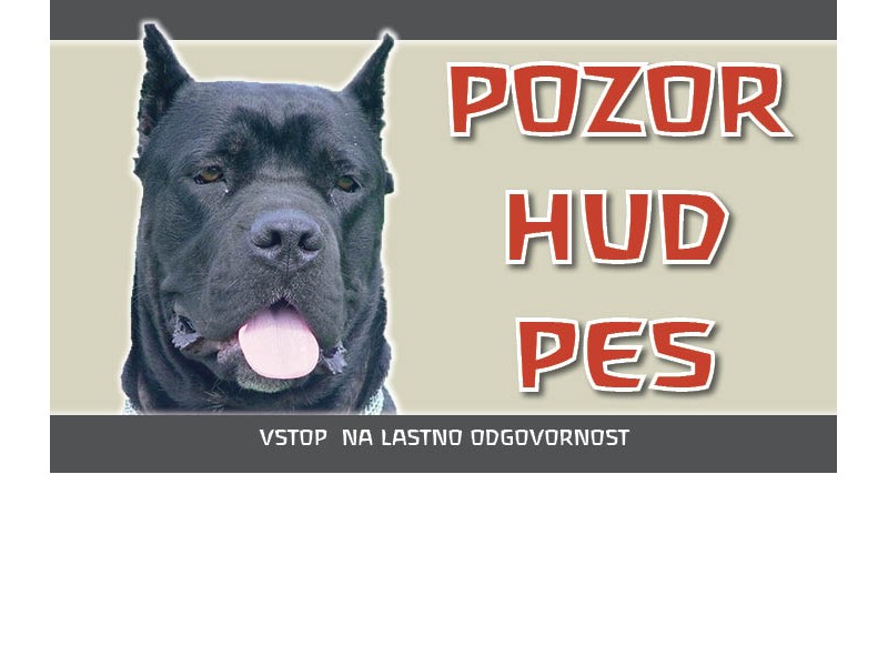 Cane corso siv okvir