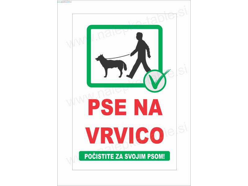 Tabla pse na vrvico
