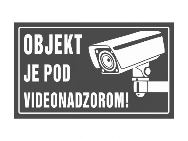Objekt je pod video nadzorom